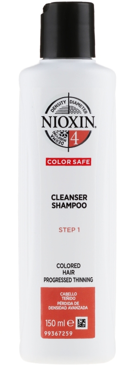 Zestaw do pielęgnacji mocno przerzedzających się włosów - Nioxin Hair System No. 4 (shm 150 ml + cond 150 ml + mask 40 ml) — Zdjęcie N2