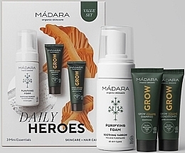 Kup Zestaw - Madara Cosmetics Daily Heroes (f/foam/100ml + shm/75ml + cond/75ml)