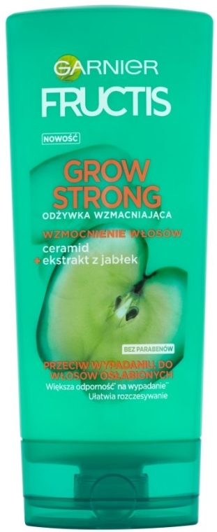 Wzmacniająca odżywka przeciw wypadaniu włosów - Garnier Fructis Grow Strong Conditioner — Zdjęcie N1