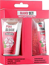 Kup Zestaw - Velta Cosmetics Cleanness+ Hand Set Pink Bloom (h/gel/50ml + h/cr/50ml)