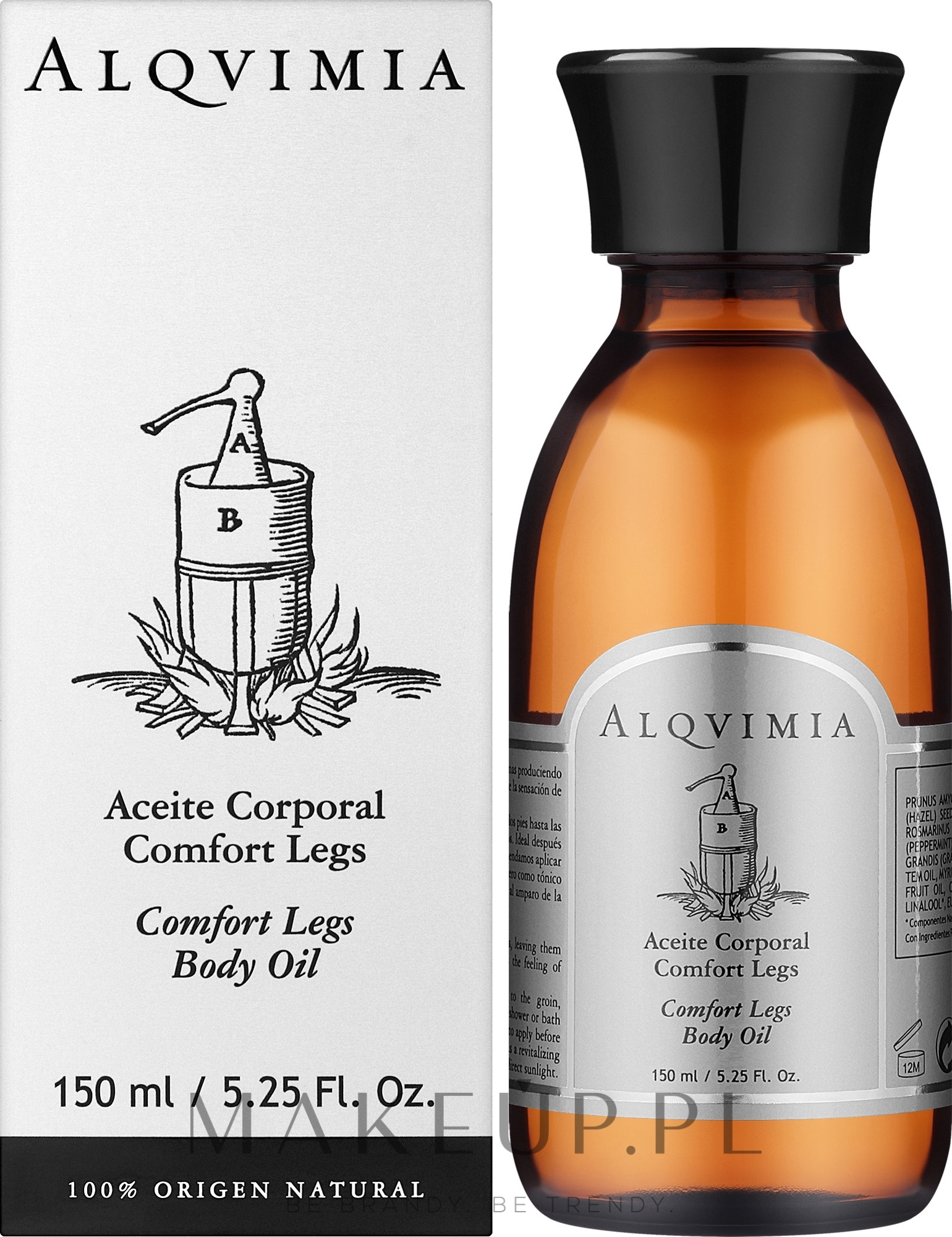 Masło do stóp - Alqvimia Comfort Legs Body Oil — Zdjęcie 150 ml