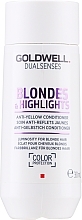 Odżywka przeciw żółknięciu włosów blond i z pasemkami - Goldwell Dualsenses Blondes & Highlights Anti-Yellow Conditioner — Zdjęcie N1