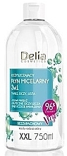 Kup Oczyszczający płyn micelarny 3 w 1 do twarzy, oczu i ust - Delia