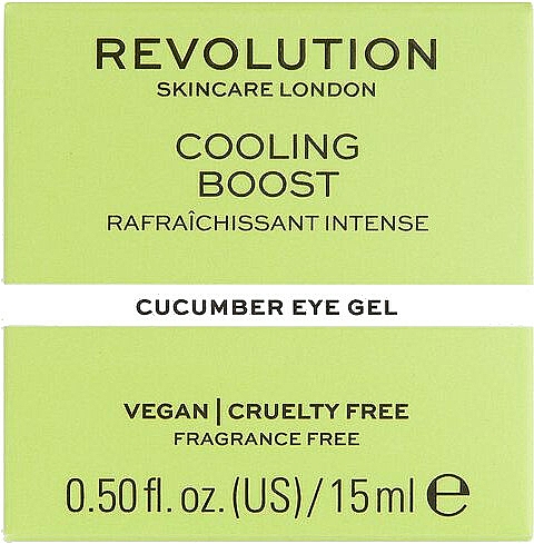 Krem pod oczy z ogórkiem - Revolution Skincare Cooling Boost Cucumber Eye Gel — Zdjęcie N3