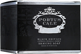 Portus Cale Black Edition - Perfumowane mydło do golenia — Zdjęcie N2