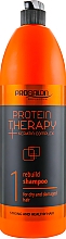 Odbudowujący szampon do włosów suchych i zniszczonych - Prosalon Protein Therapy + Keratin Complex — Zdjęcie N3