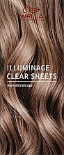 Foliowe paski do koloryzacji, przezroczyste - Wella Professionals Illuminage Clear Sheets — Zdjęcie N1