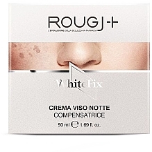 Wyrównujący krem do twarzy na noc - Rougj+ WhiteFix Compensating Night Face Cream — Zdjęcie N1