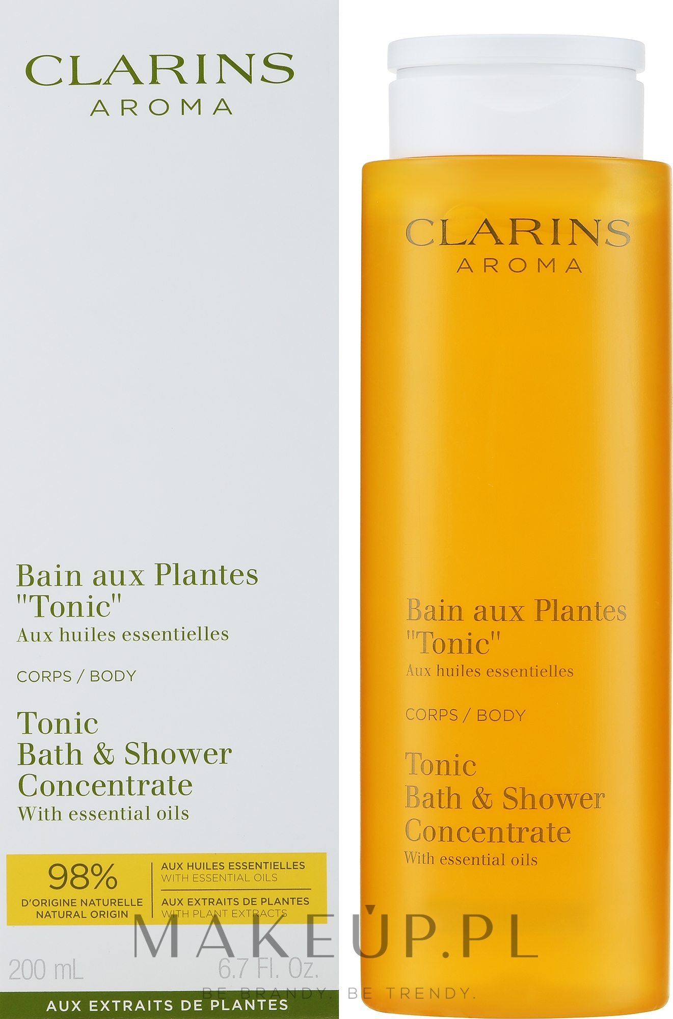 Tonizujący płyn do kąpieli - Clarins Tonic Bath & Shower Concentrate — Zdjęcie 200 ml