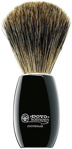 Pędzel do golenia, czarny - Dovo Black Acrylic Shaving Brush — Zdjęcie N1