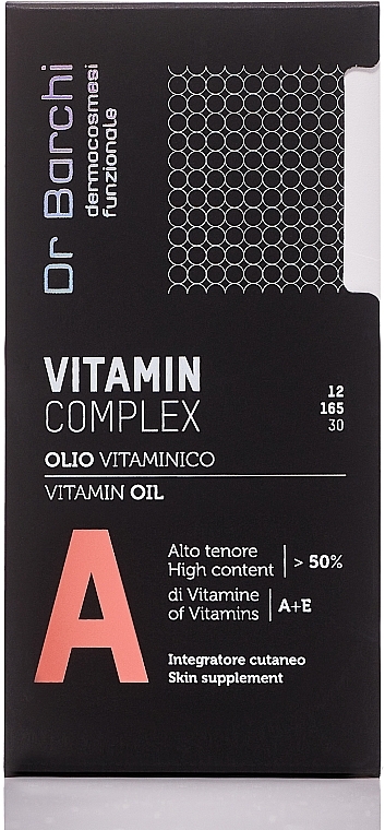 PRZECENA! Olejek witaminowy - Dr. Barchi Complex Vitamin A (Vitamin Oil) * — Zdjęcie N3