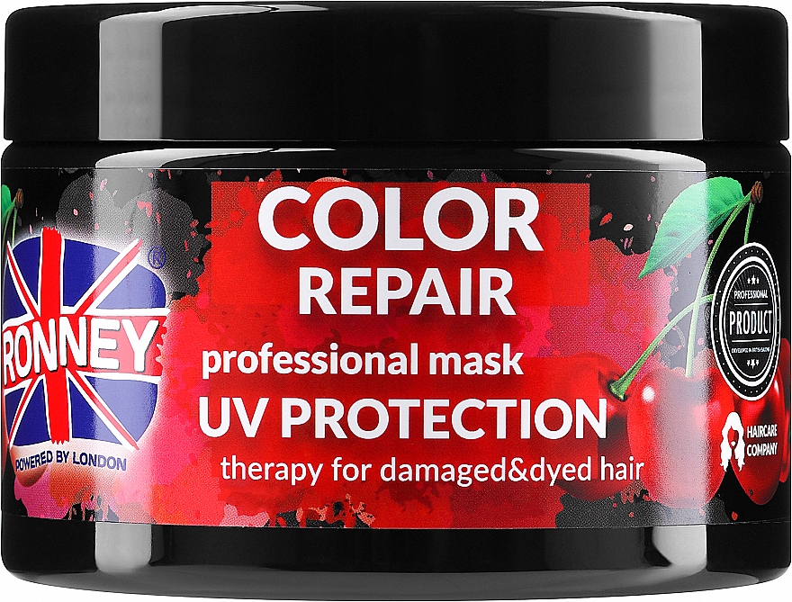Maska do włosów z ochroną UV - Ronney Professional Color Repair Mask UV Protection — Zdjęcie N1
