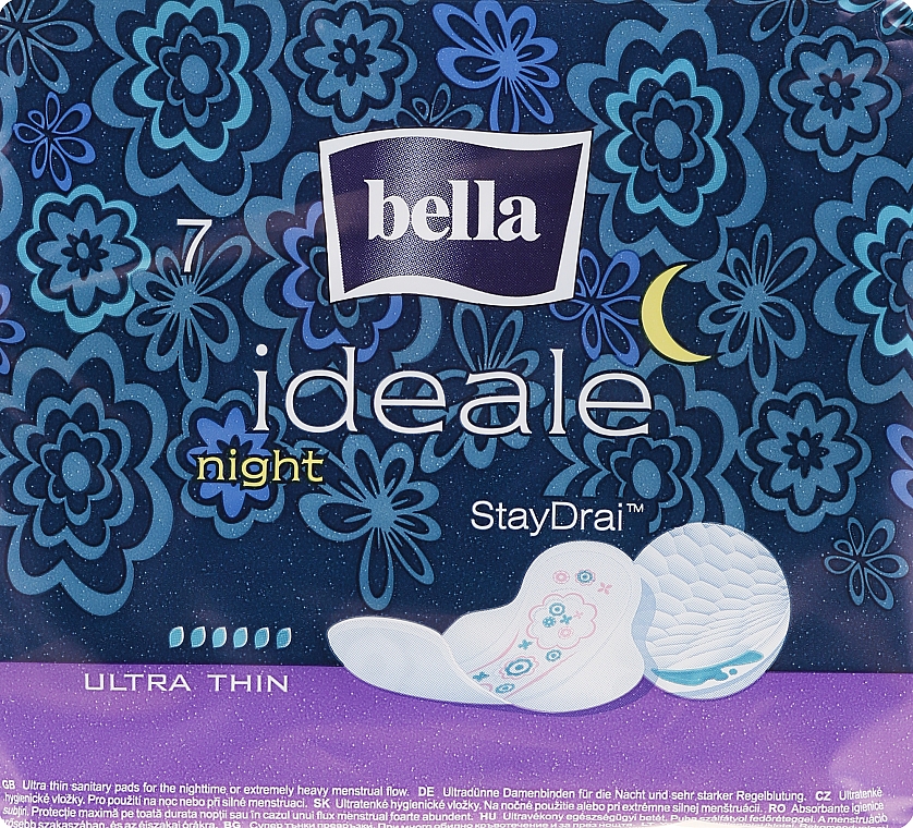 Podpaski na noc, 7 szt. - Bella Ideale Night StayDrai — Zdjęcie N1