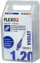 Szczoteczki międzyzębowe 1,2 mm, fioletowe, 6 szt. - Tandex Flexi Medium — Zdjęcie N3