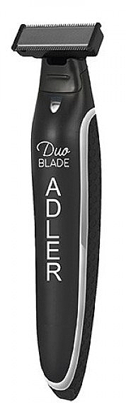 Trymer do brody i wąsów - Adler Duo Blade AD-2922 Black — Zdjęcie N2
