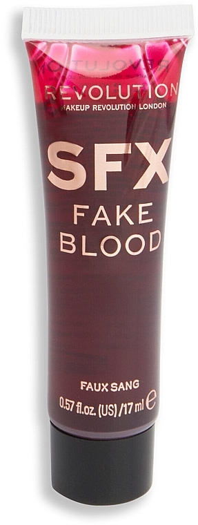 Sztuczna krew w płynie do makijażu - Makeup Revolution Creator Revolution SFX Fake Blood  — Zdjęcie N1