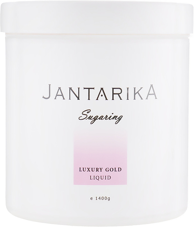 Płynna pasta cukrowa do depilacji - JantarikA Luxury Gold Liguid — Zdjęcie N5