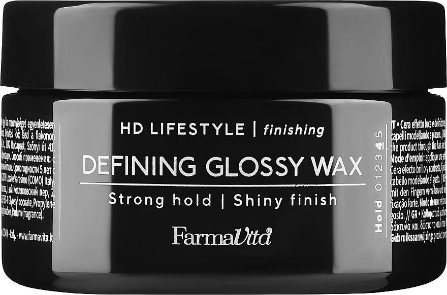 Błyszczący wosk utrwalający - Farmavita HD Defining Glossy Wax/Strong Hold