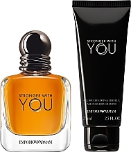 Giorgio Armani Emporio Armani Stronger With You - Zestaw (edt/50 ml + sh/gel/75 ml) — Zdjęcie N3