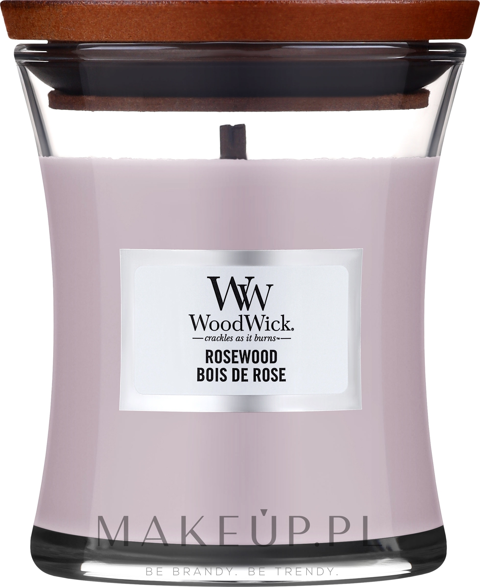Świeca zapachowa w szkle - WoodWick Hourglass Candle Rosewood — Zdjęcie 85 g