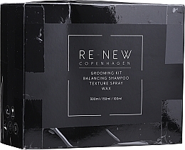 PRZECENA! Zestaw, 4 produkty - Re-New Copenhagen Essential Grooming Kit (Balancing Shampoo №05 + Texture Spray №07 + Molding Clay №04) * — Zdjęcie N3