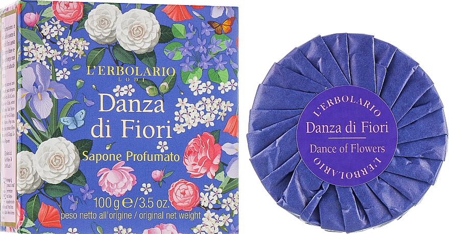 Mydło aromatyzowane Walc Kwiatów - L'Erbolario Danza Di Fiori Sapone Profumato