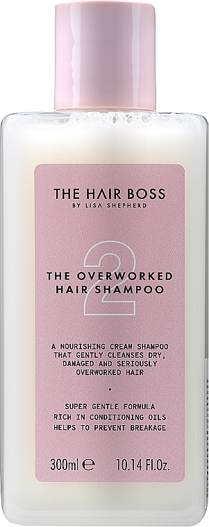 Odżywczo-oczyszczający szampon do włosów przeciążonych - The Hair Boss The Overworked Shampoo — Zdjęcie N1