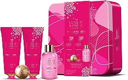 Zestaw - Grace Cole The Luxury Bathing Relax&Unwind Set (sh/gel/50 ml + b/cr/50 ml + h/cr/50 ml + bath/bomb/25 g)  — Zdjęcie N1