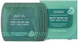 Liftingująco-regenerująca maska na tkaninie do twarzy - Ahava Uplifting & Firming Sheet Mask — Zdjęcie N2