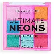 Paleta cieni do powiek - Makeup Revolution Artist Collection Ultimate Neon Palette — Zdjęcie N1
