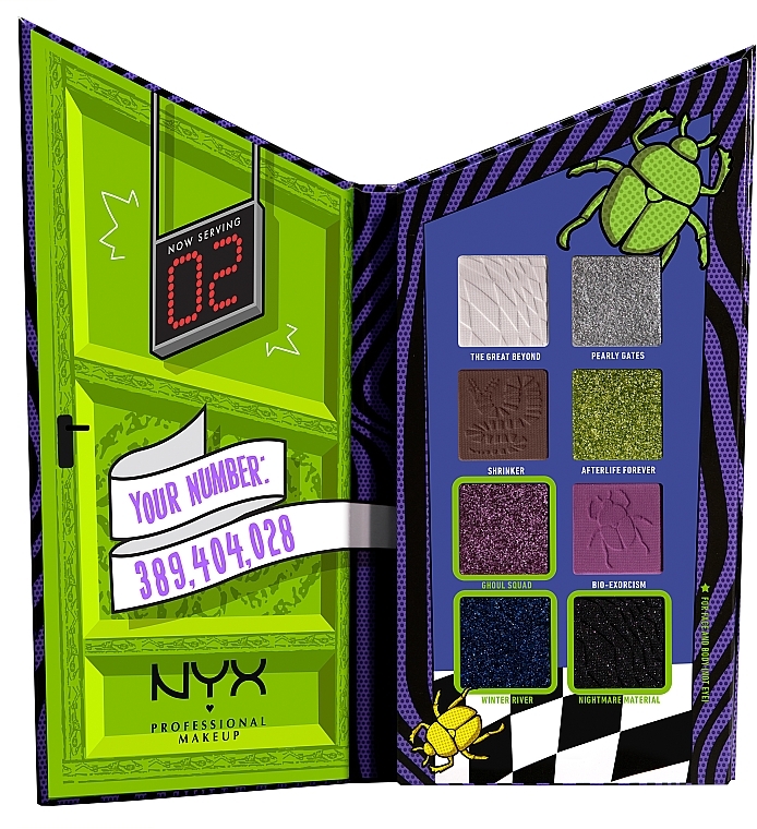 Paleta do makijażu - NYX Professional Makeup Beetlejuice Color Palette — Zdjęcie N1