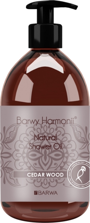 Olejek cedrowy pod prysznic - Barwa Barwy Harmonii