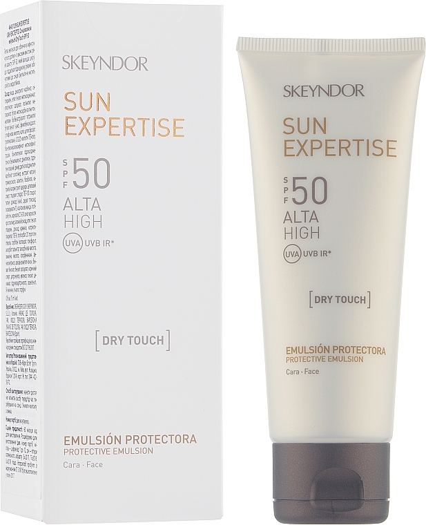 Emulsja przeciwsłoneczna do twarzy SPF 50 - Skeyndor Sun Expertise Dry Touch Protective Emulsion — Zdjęcie N2