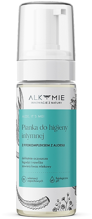 Pianka do higieny intymnej - Alkemie Aloe It's Me! Intimate Foam — Zdjęcie N2