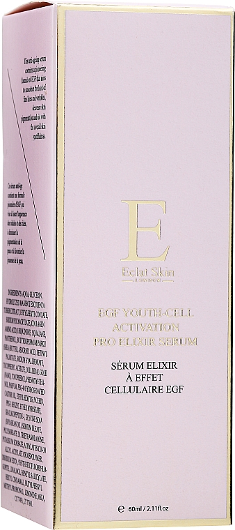 Odżywcze serum do twarzy - Eclat Skin London EGF Youth-Cell Activation Pro-Elixir Serum — Zdjęcie N1