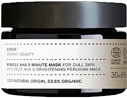 Kup Maseczka do twarzy z kwasami owocowymi - Evolve Organic Beauty Miracle AHA 3 Minute Mask