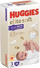 Pieluchomajtki Elite Soft Pants, rozmiar 3, 6-11 kg, 48 szt. - Huggies — Zdjęcie N5