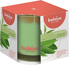 Zapachowa świeca w szkle Zielona herbata, 95/95 mm - Bolsius Candle — Zdjęcie N1