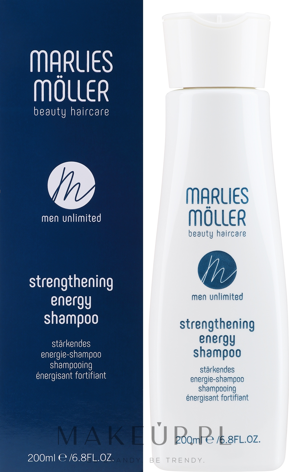 Wzmacniający szampon do włosów - Marlies Moller Men Unlimited Strengthening Shampoo — Zdjęcie 200 ml