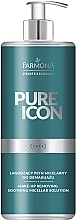 Łagodzący płyn micelarny do demakijażu - Farmona Professional Pure Icon Make-up Removing Soothing Micellar Solution  — Zdjęcie N1