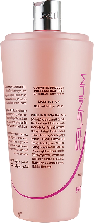 Szampon do włosów przetłuszczających się - Kleral System Anti-Greasy Hair Shampoo — Zdjęcie N4