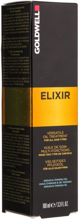 Olejek pielęgnacyjny do włosów - Goldwell Elixir Versatile Oil Treatment — Zdjęcie N1