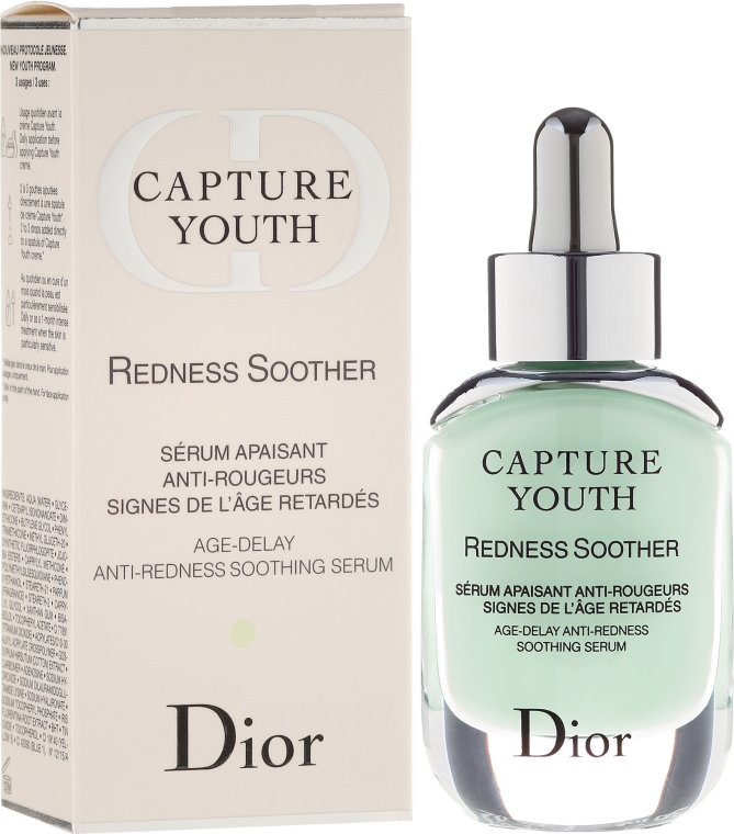 Serum przeciw zaczerwienieniom skóry - Dior Capture Youth Redness Soother Age-Delay Soothing Serum