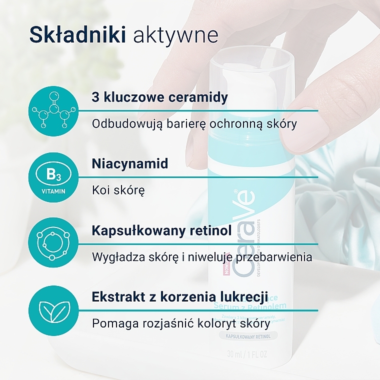 PRZECENA! Odbudowujące serum z retinolem - CeraVe * — Zdjęcie N6