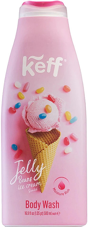 Żel pod prysznic Lody z galaretką - Keff Ice Cream Shower Gel — Zdjęcie N1