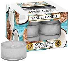 Kup Podgrzewacze zapachowe tealight - Yankee Candle Scented Tea Light Candles Coconut Splash
