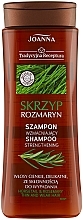 Kup Wzmacniający szampon do włosów cienkich, delikatnych i ze skłonnością do wypadania Skrzyp i rozmaryn - Joanna Tradycyjna receptura