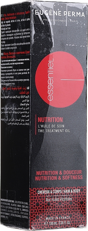 PRZECENA! Odżywczy i rewitalizujący olejek do włosów - Eugene Perma Essentiel Nutrition Oil * — Zdjęcie N2