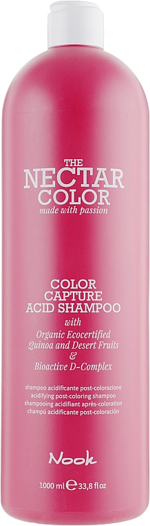 Utrwalająycy szampon do włosów po koloryzacji - Nook The Nectar Color Color Capture Acid Shampoo