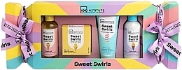 Kup Zestaw - Idc Institute Sweet Swirls (sh/gel/80 ml + h/cr/65 ml + b/lot/80 ml + soap/50 g)